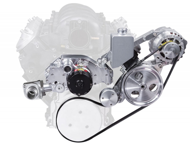 Belt drive kit for electric water pump CVR High Performance Racing Products