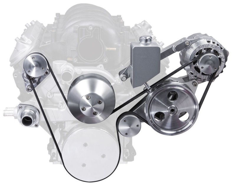 Belt drive kit for mechanical water pump CVR High Performance Racing