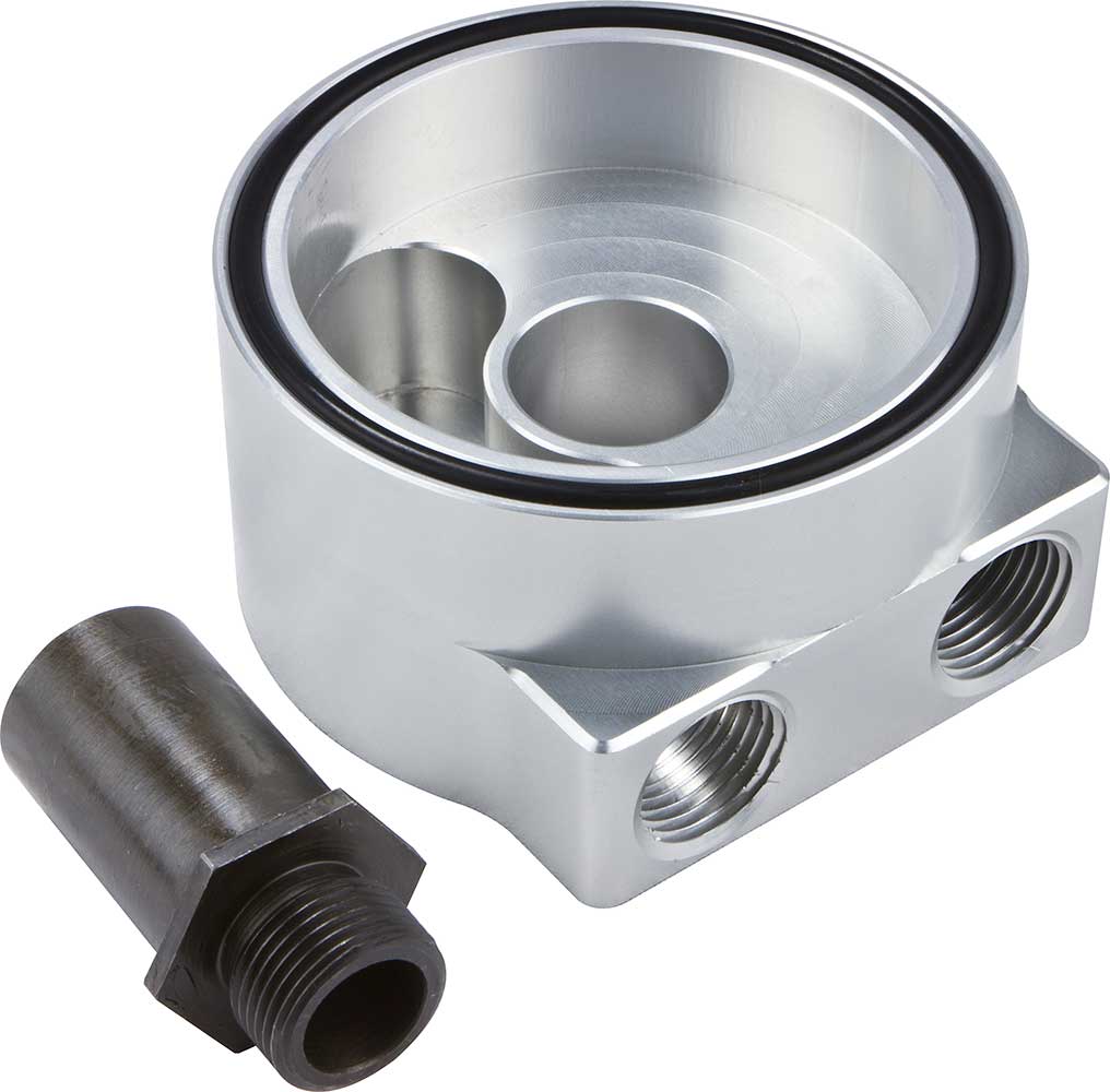 thumbnail image 2 of Canton Racing Products 25-101 CM Oil Filter - Billet Aluminum 6 Inch Inline Filter With 1/2 NPT Ports 2 of 5